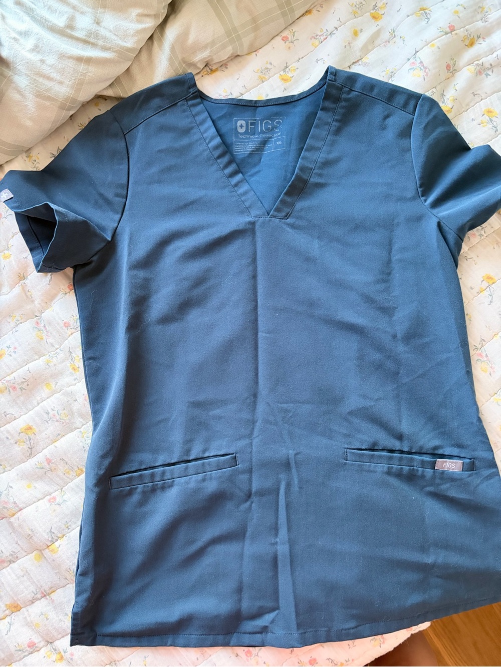 Figs Blue Scrub Set